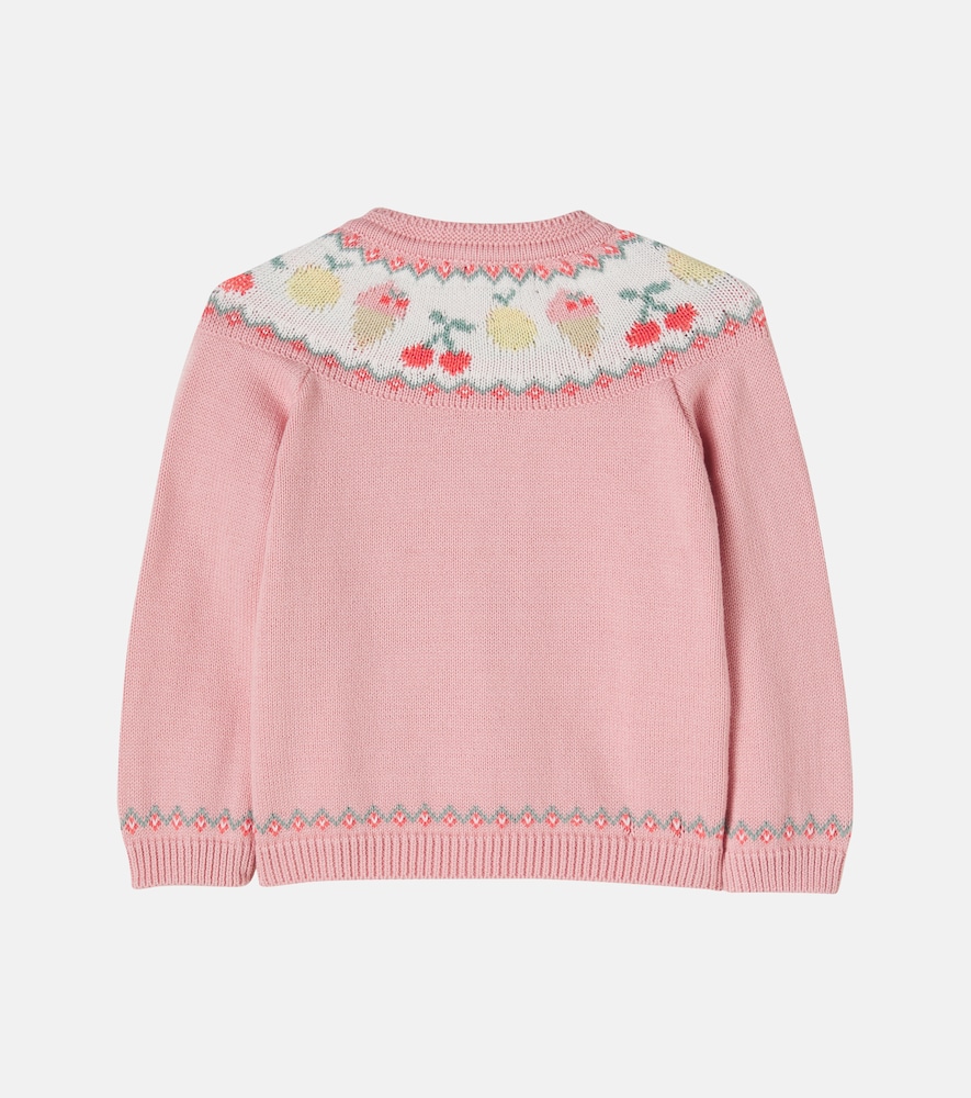  La Coqueta La Coqueta Baby Cardigan Helado Aus Baumwolle 