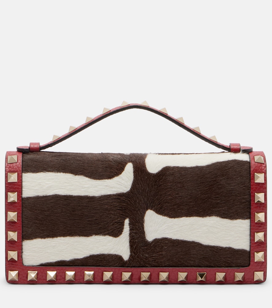 Valentino Garavani Rockstud Mini calf hair crossbody bag