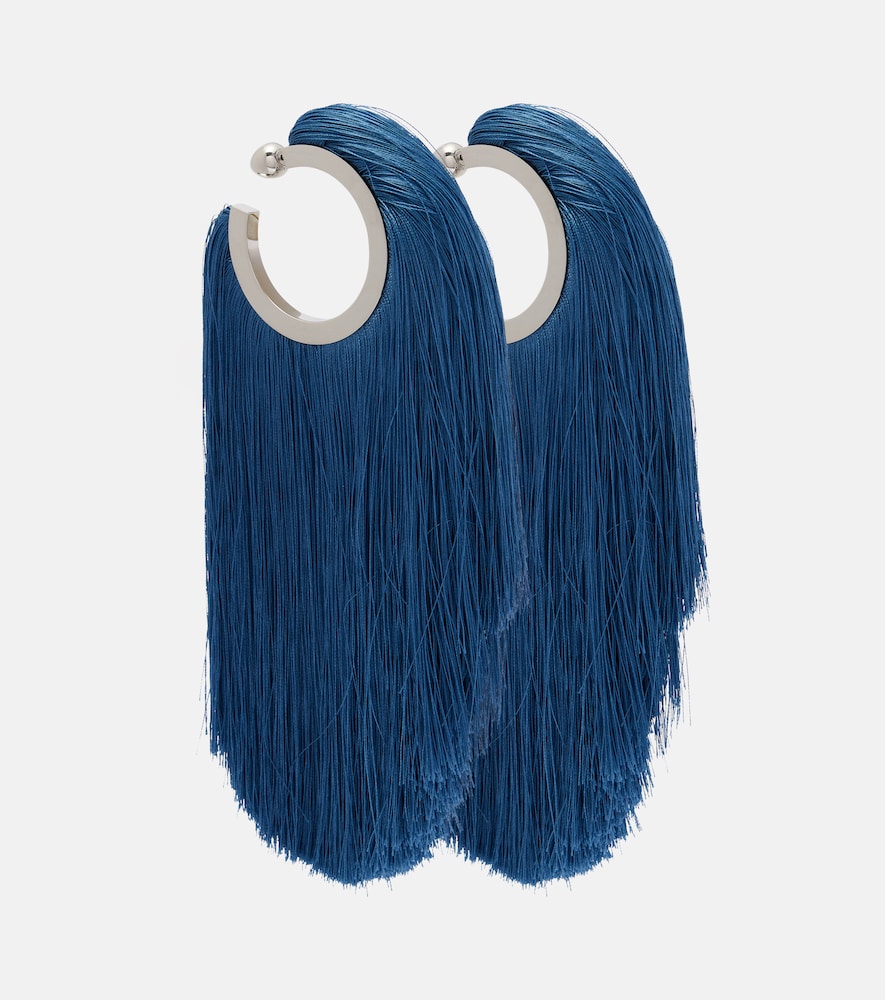 Alaia Alaïa Fringed hoop earrings