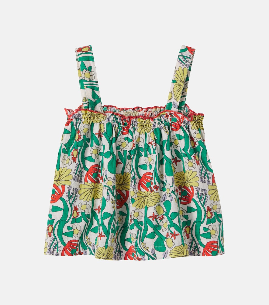  Bobo Choses Bobo Choses Bedrucktes Top Aus Baumwolle 