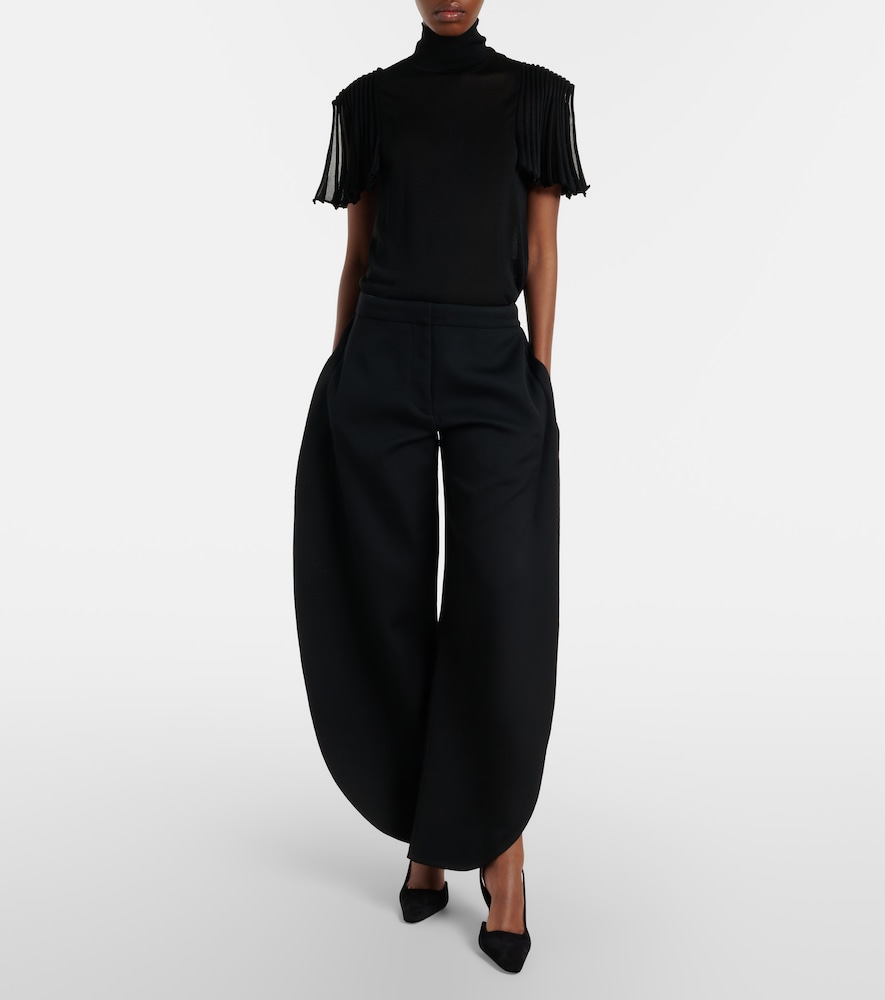  Alaia Alaia Semi-sheer Turtleneck Top 