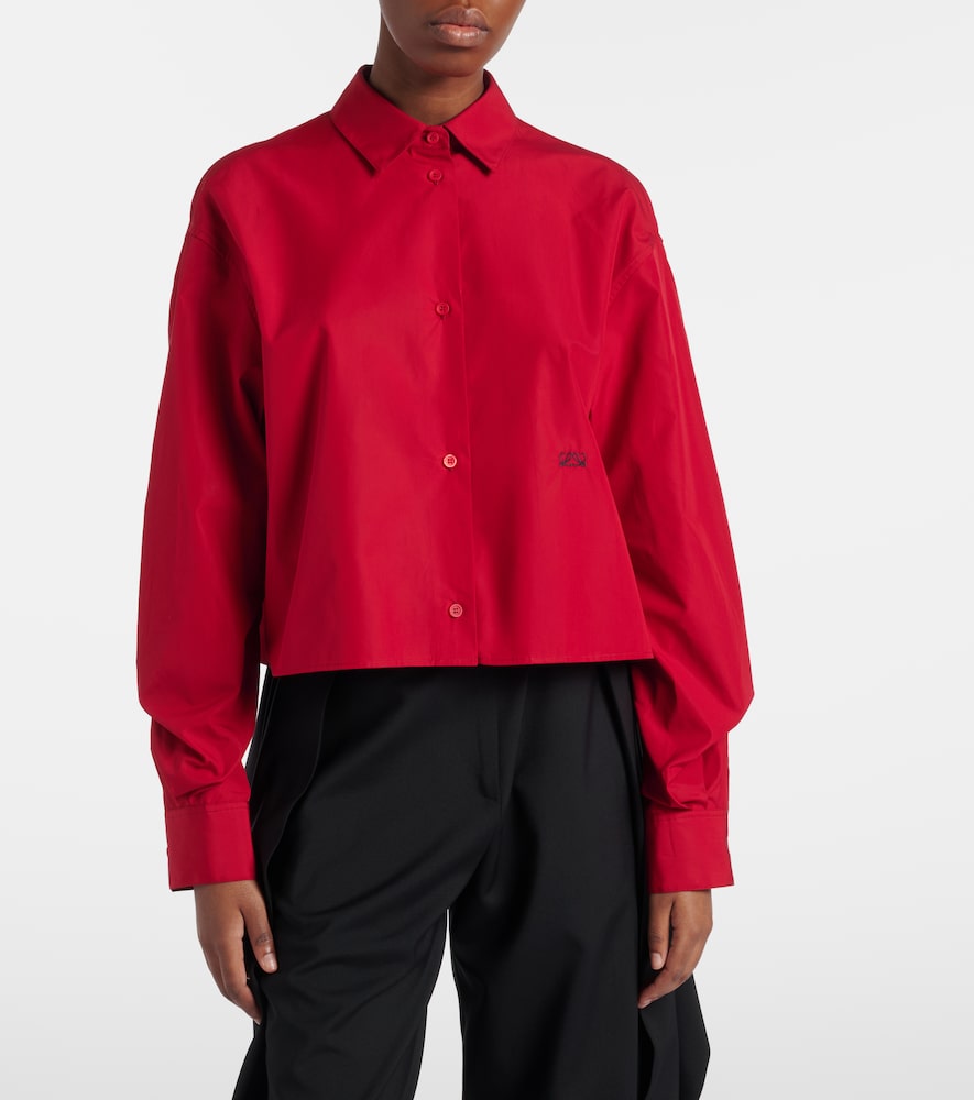  Loewe Loewe Cropped-hemd Aus Baumwolle 