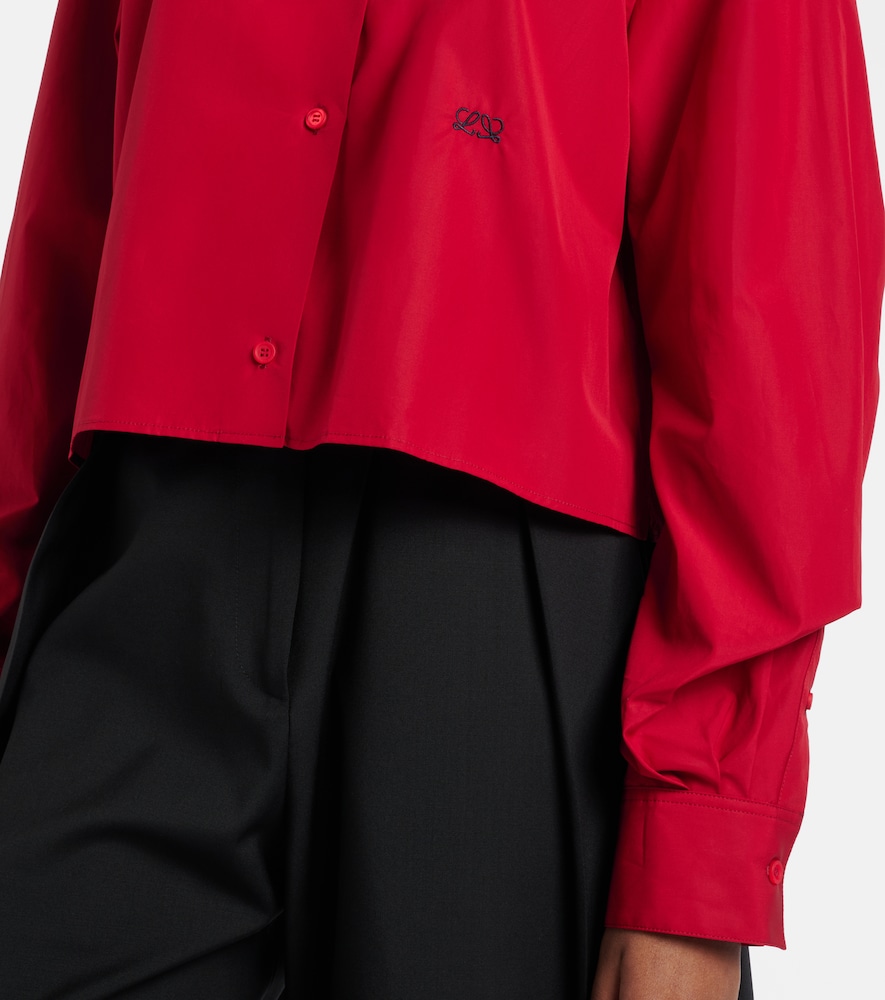  Loewe Loewe Cropped-hemd Aus Baumwolle 