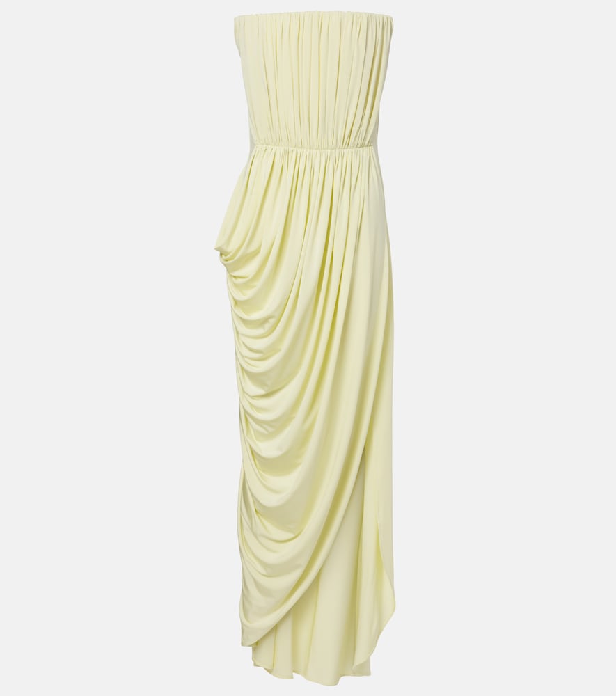 Stella McCartney Crêpe jersey bustier dress