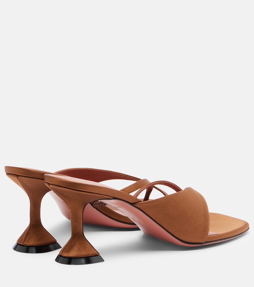  Amina Muaddi Amina Muaddi Shiona Satin Sandals 