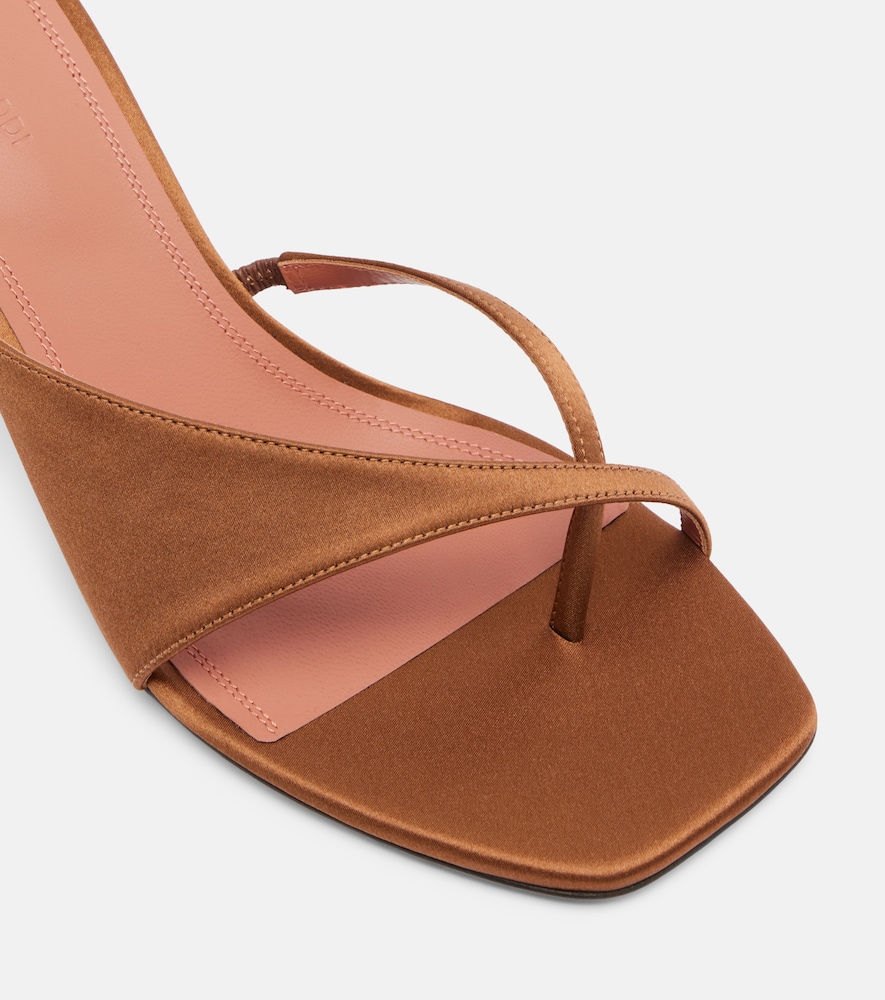  Amina Muaddi Amina Muaddi Shiona Satin Sandals 