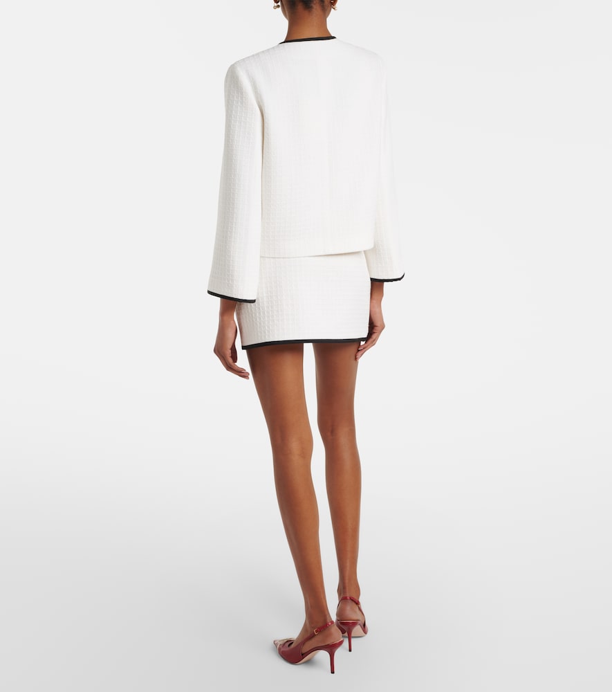 Garavani Cotton Tweed Miniskirt