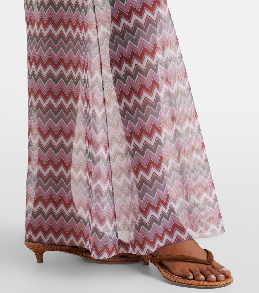 Bananhot Solay chevron maxi skirt | Thumbnail 3