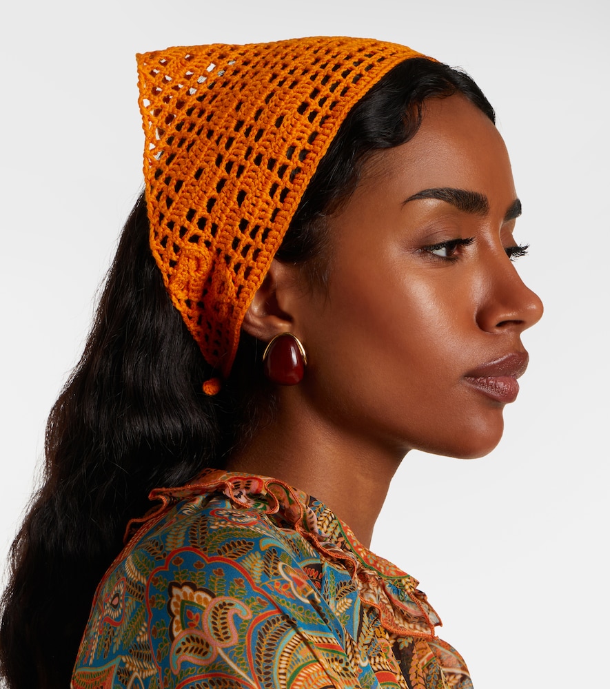 Ruslan Baginskiy Crochet cotton scarf