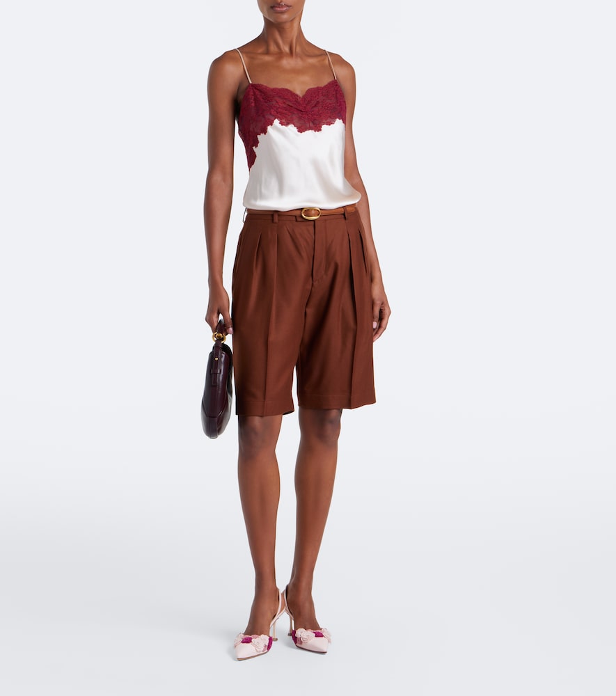 Svemutlasi Floral-Appliqué Slingback