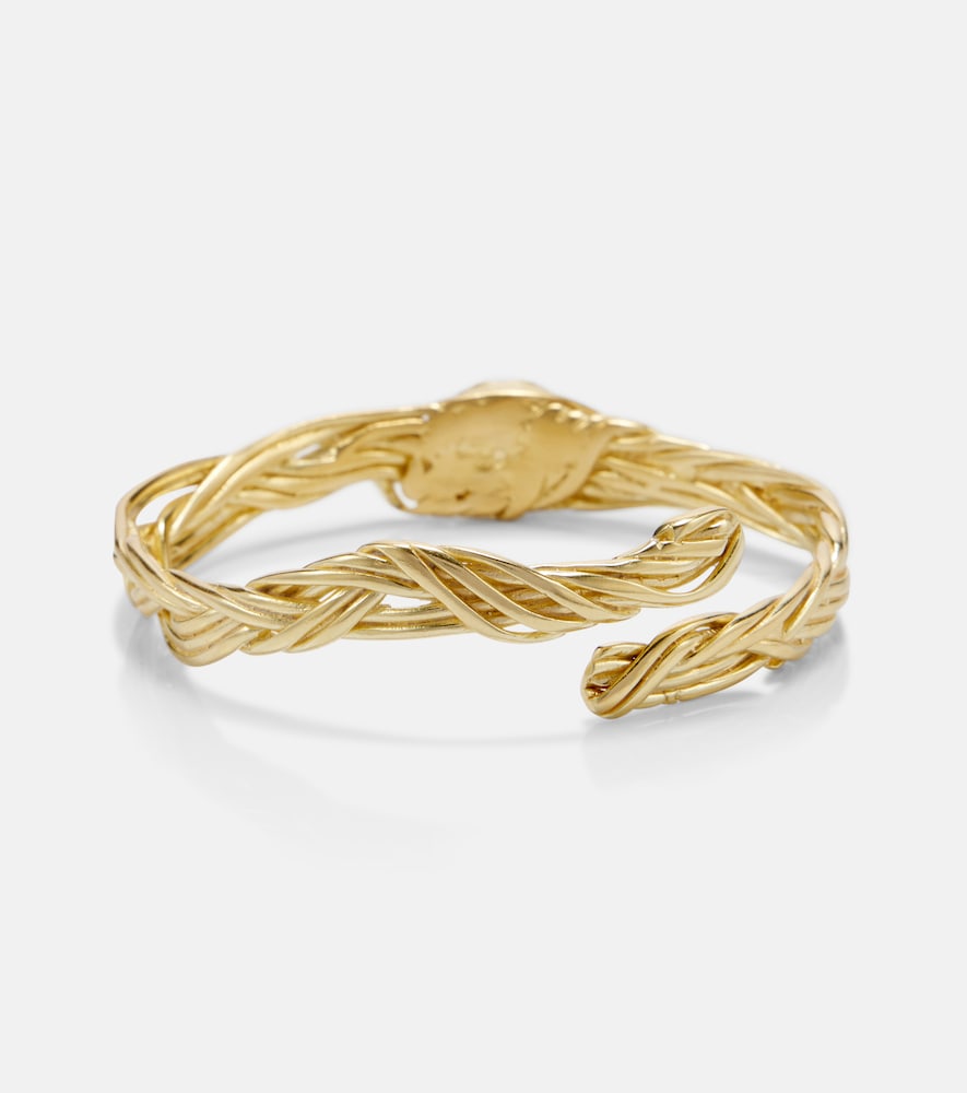 Ysso Ysso Delphi 24kt Gold-plated Bangle 