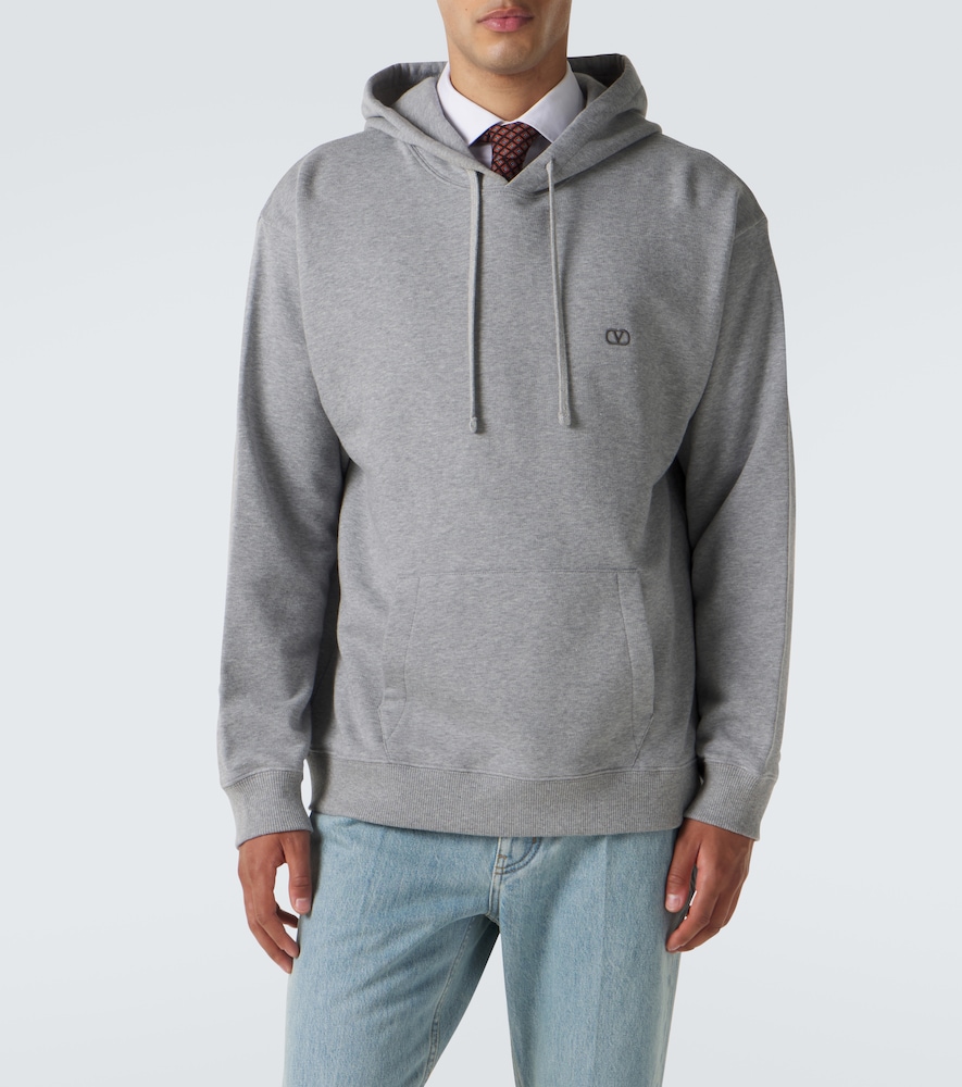 Vlogo Cotton Jersey Hoodie