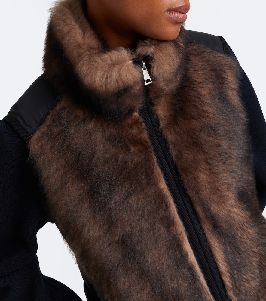 Tadorne Shearling-Trimmed Down Vest