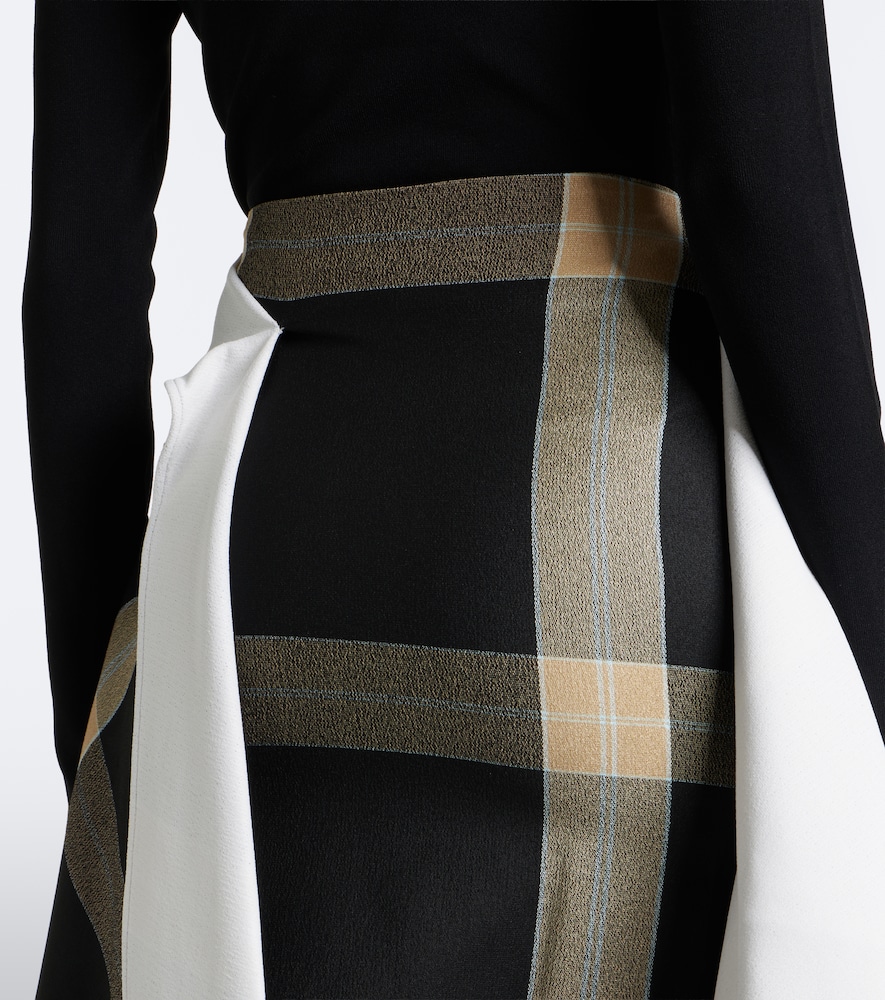 Asymmetric Checked Midi