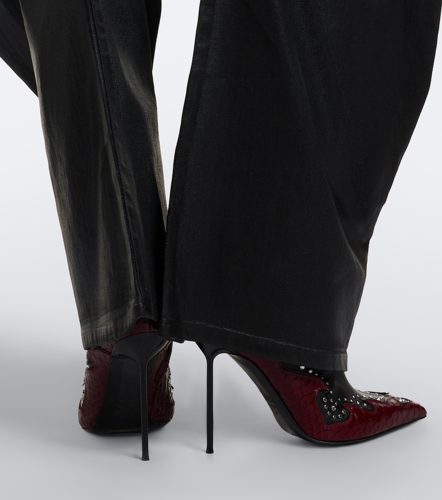 Lidia Queen Of Hearts Ankle Boots