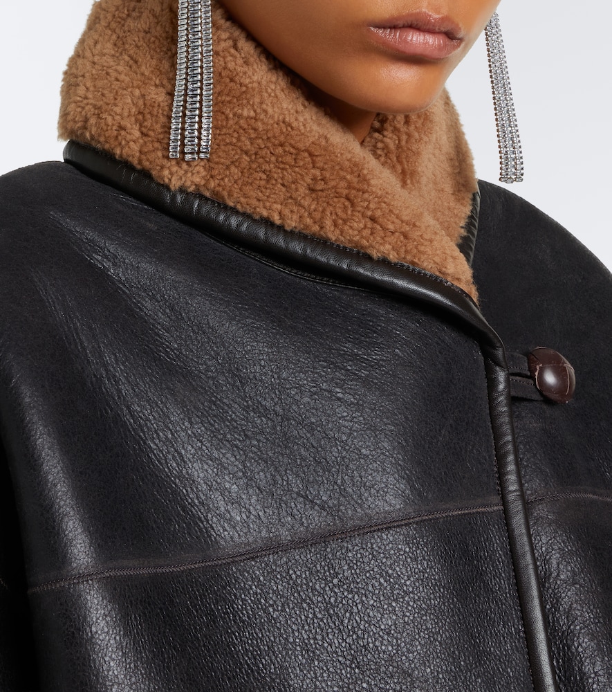 Charina Shearling-Trimmed Jacket