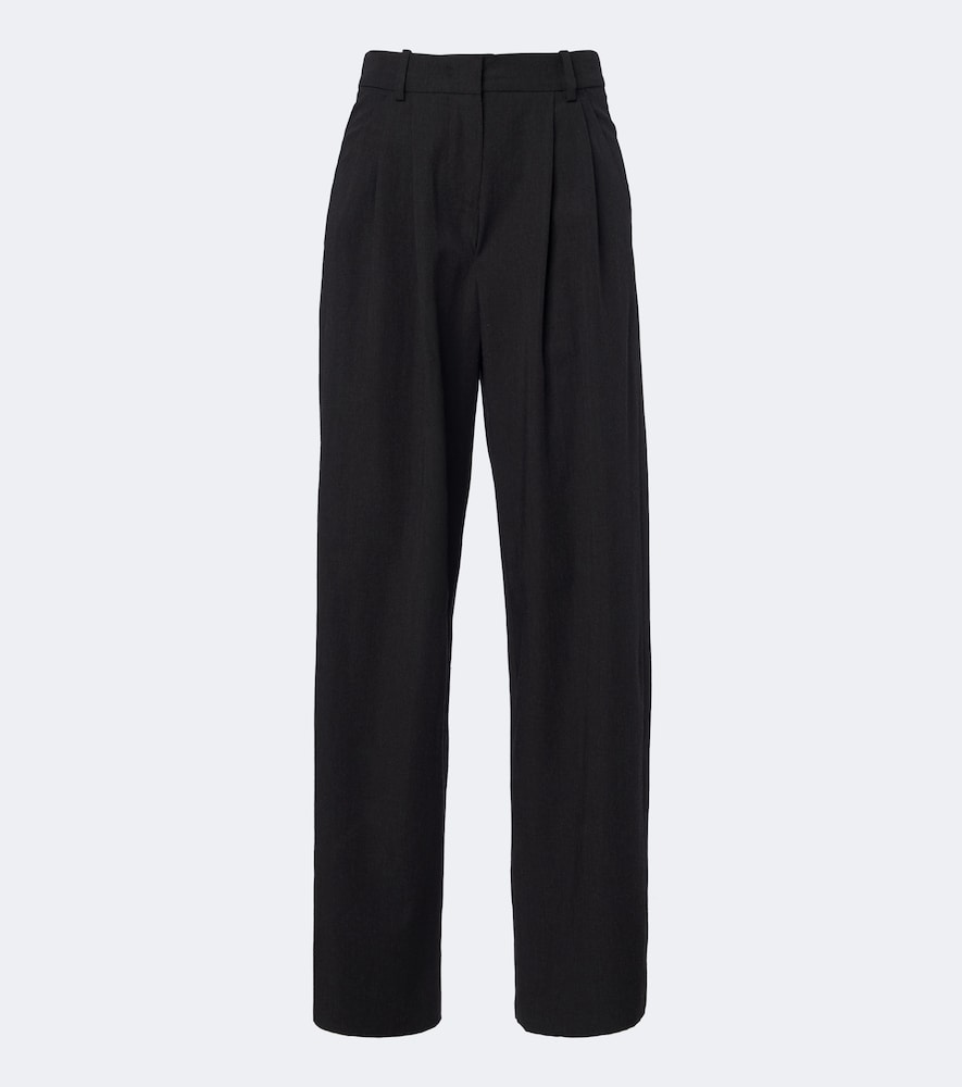 Wide-Leg Hose Lyda aus Schurwolle