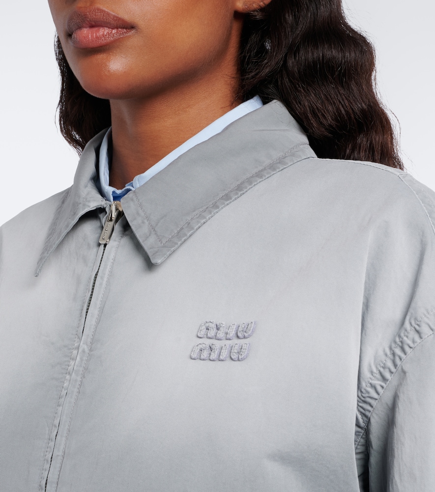 Cotton Twill Blouson Jacket