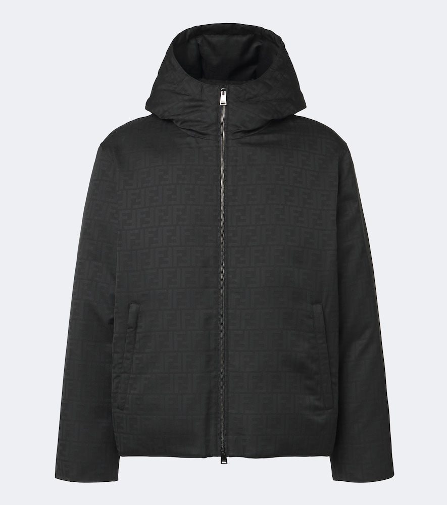 Ff Zucca Hooded Down Jacket