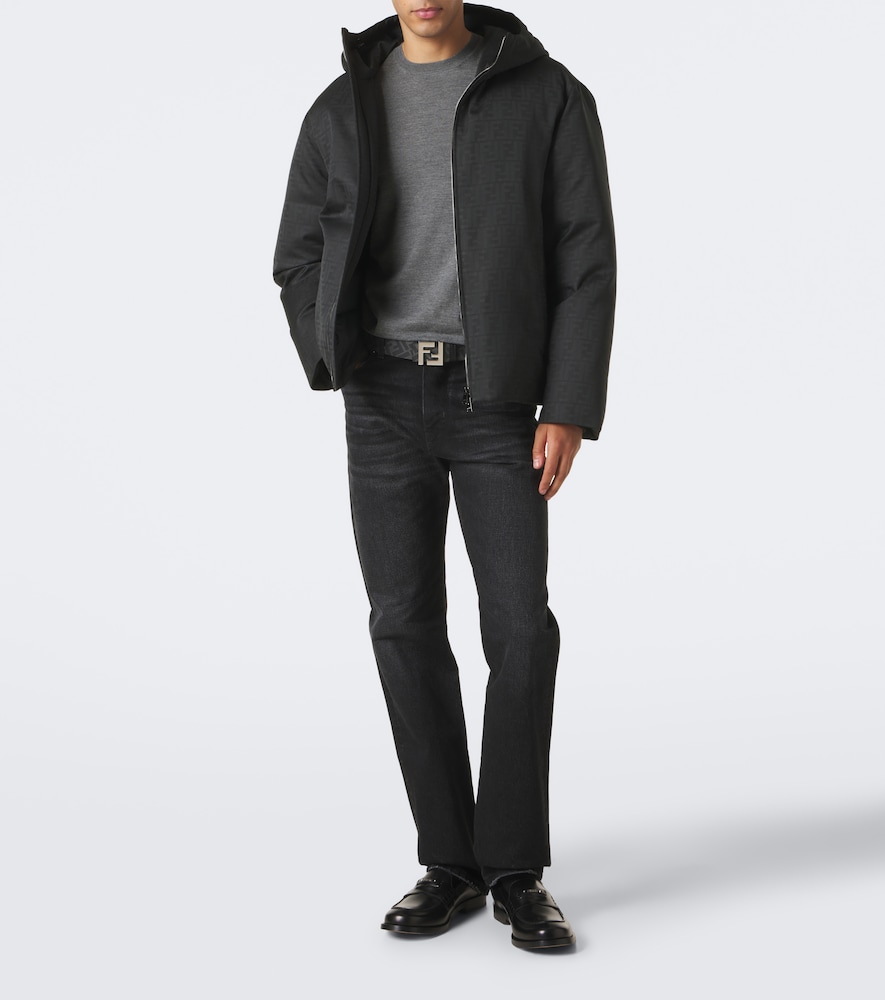 Ff Zucca Hooded Down Jacket