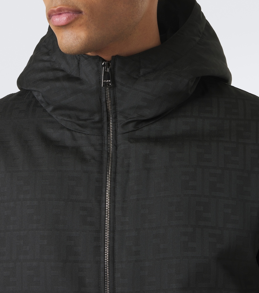 Ff Zucca Hooded Down Jacket
