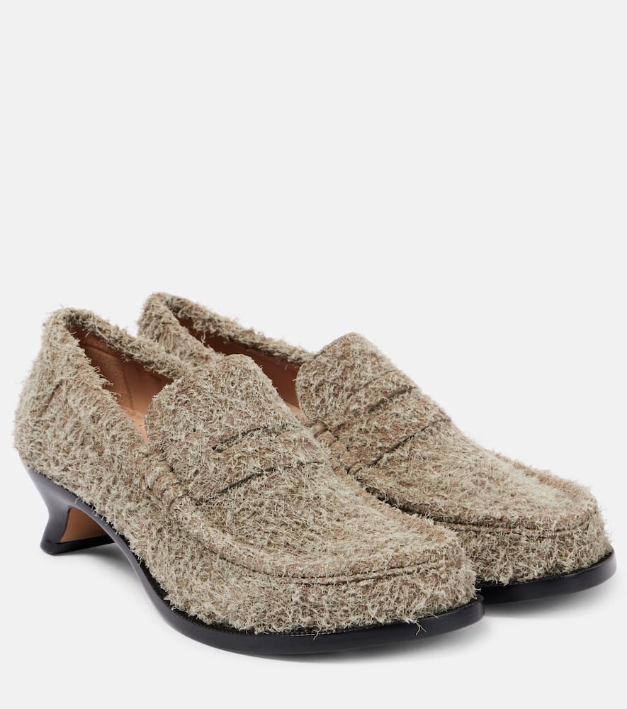 Terra 40 suede loafer pumps