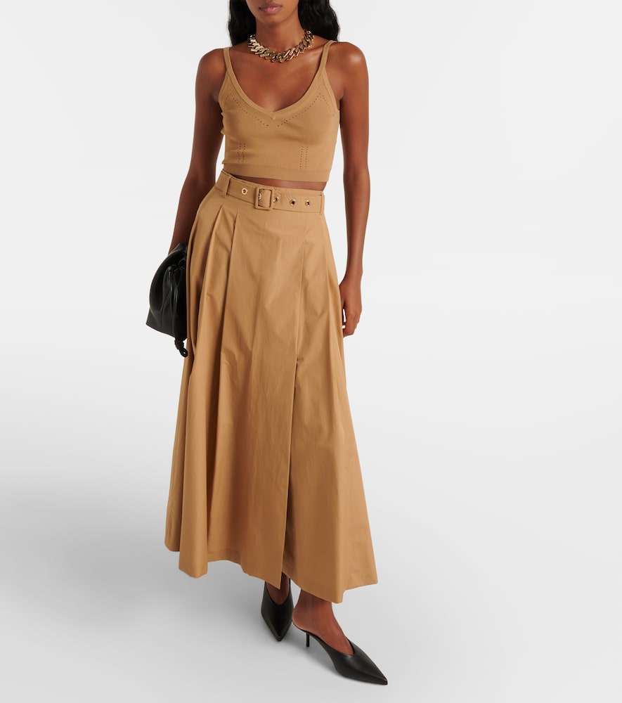  Max Mara Max Mara Cropped Knitted Tank Top 