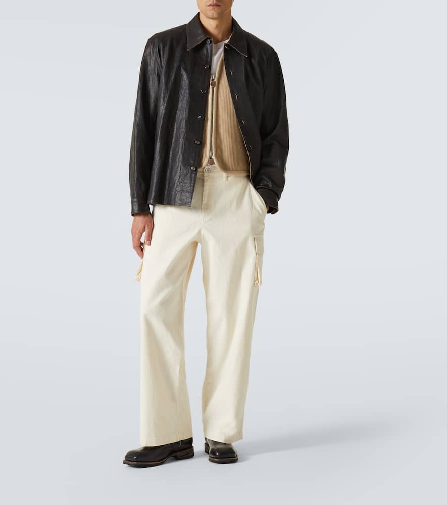 Our Legacy Off-white Mount Cargo Pants In Beige