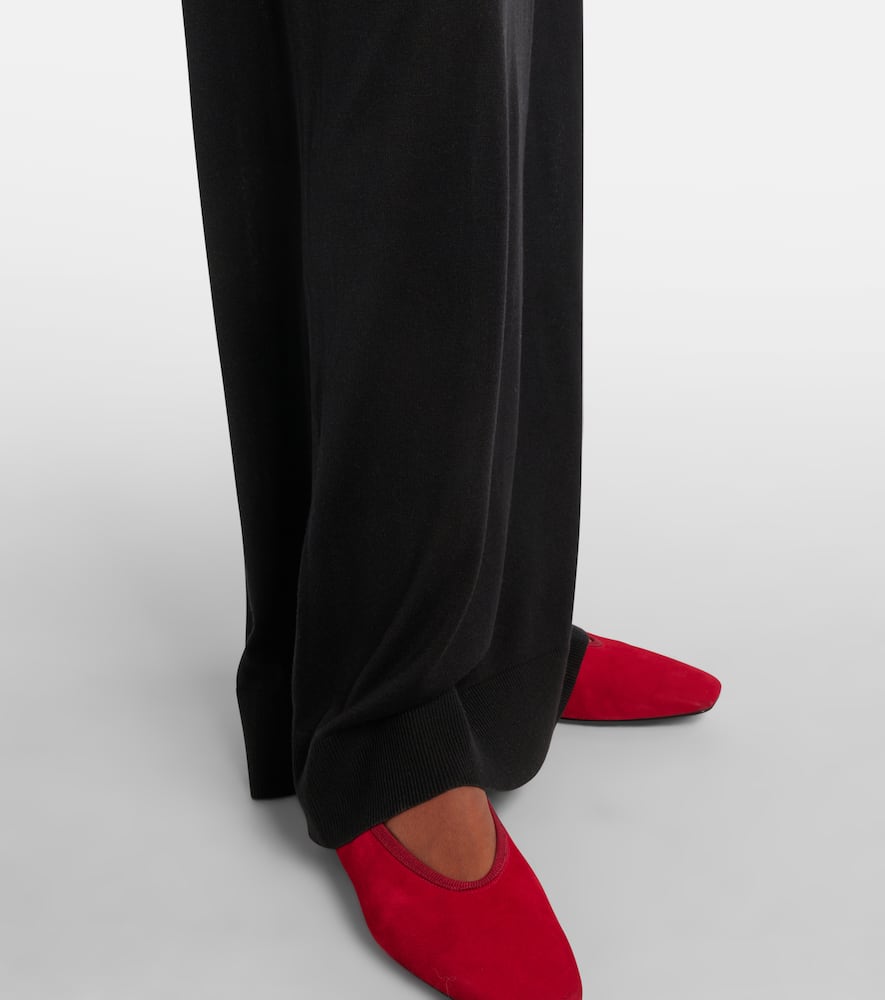 Totême Silk-blend Maxi Dress In Black