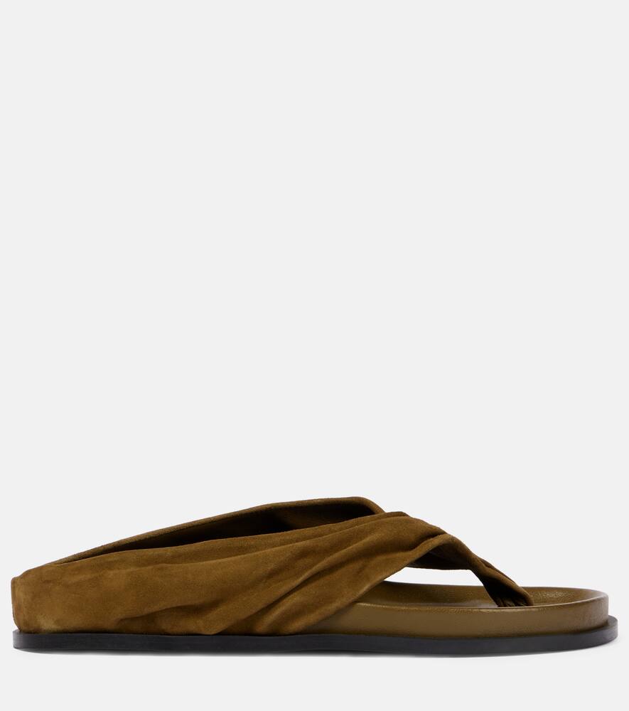 A.emery A. Emery Shaw Suede Thong Sandals