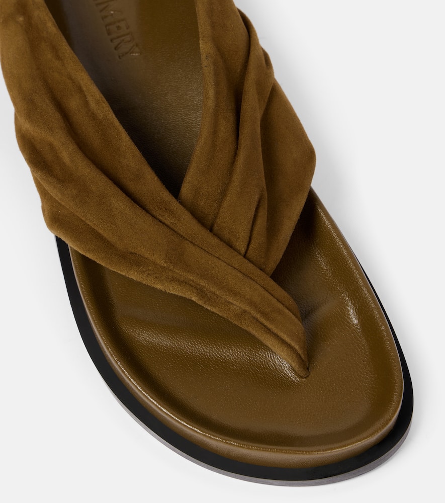 A.emery A. Emery Shaw Suede Thong Sandals