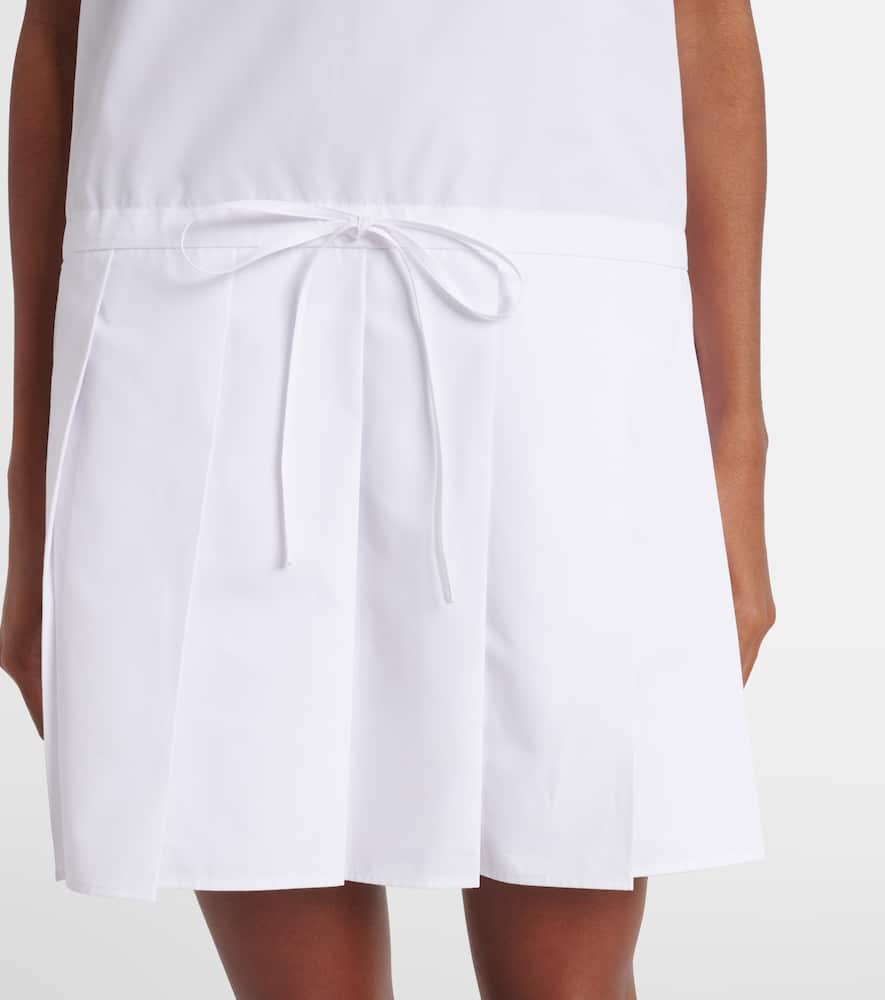 Gucci Web Stripe Pleated Minidress