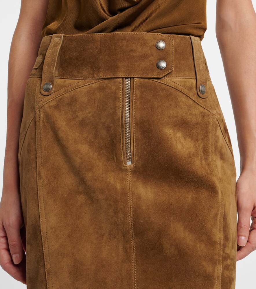  Tom Ford Tom Ford Suede Pencil Skirt 