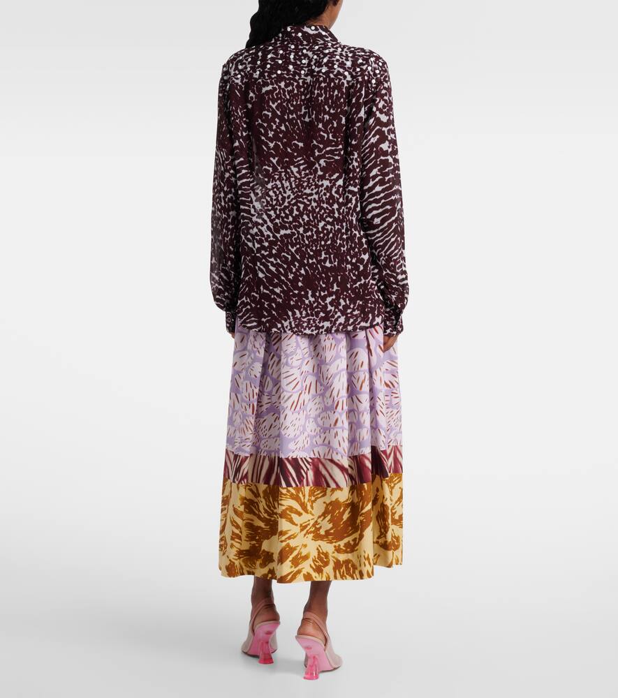 Dries Van Noten Chowy Shirt In Brown