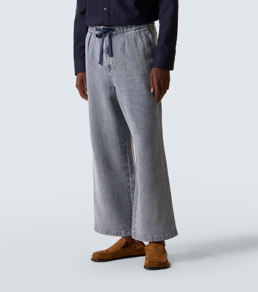  Loewe Loewe Mid-rise Wide-leg Jeans 