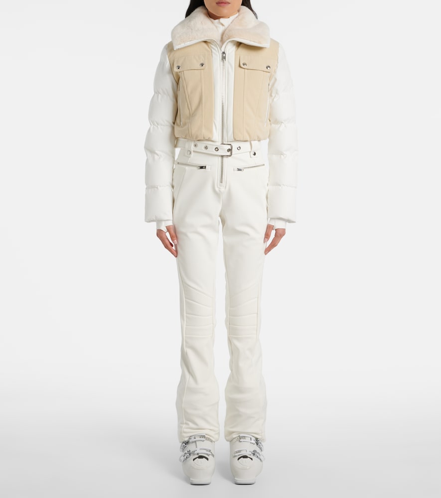 Fusalp Karei corduroy-trimmed ski suit