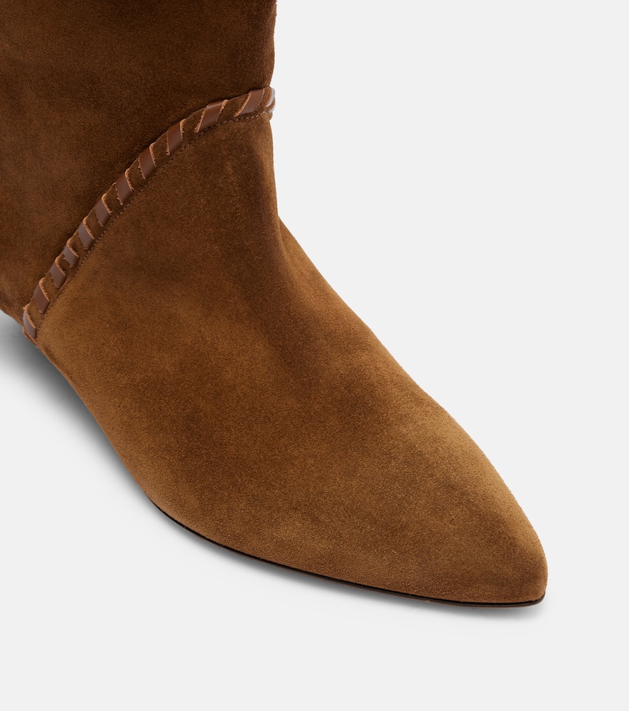 Isabel Marant Edoa 45 Suede Ankle Boots In Brown
