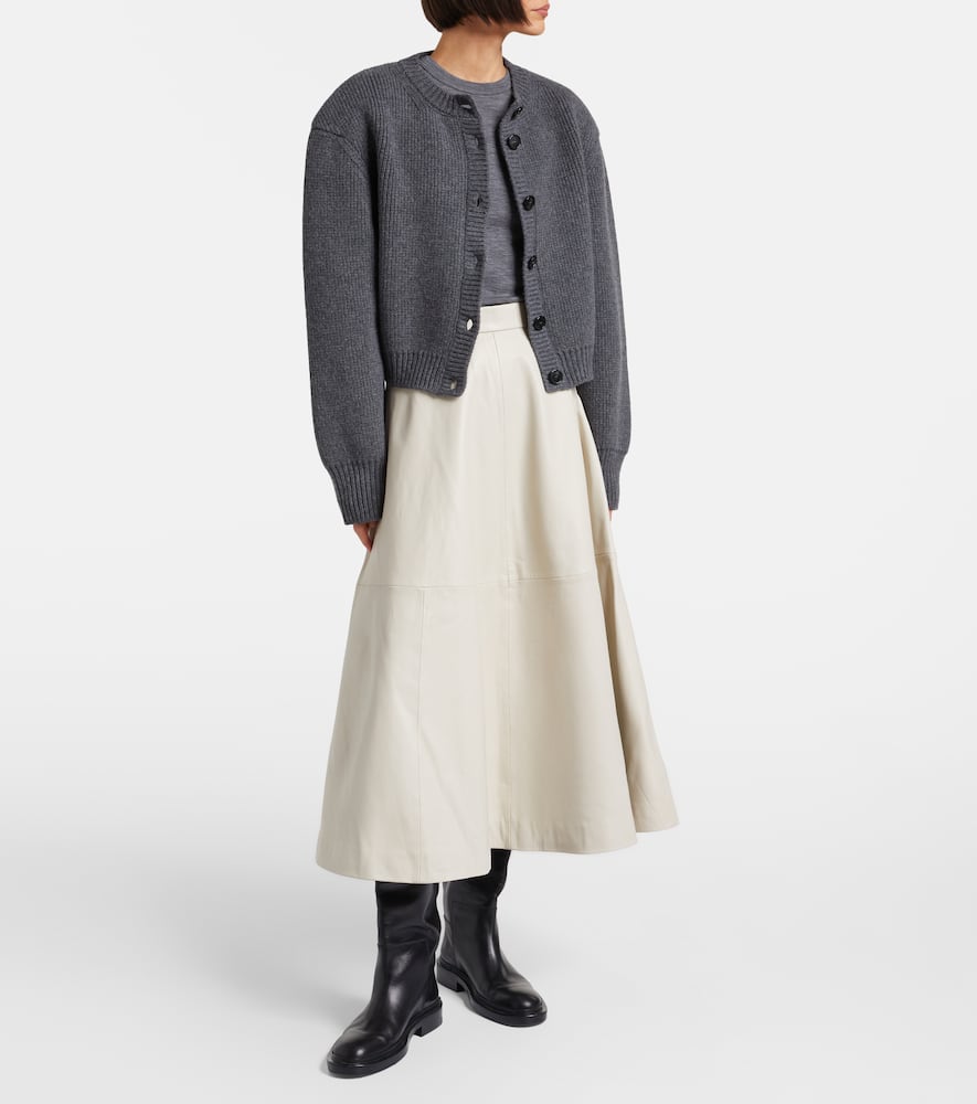 Rohe Wool Cardigan In Gray