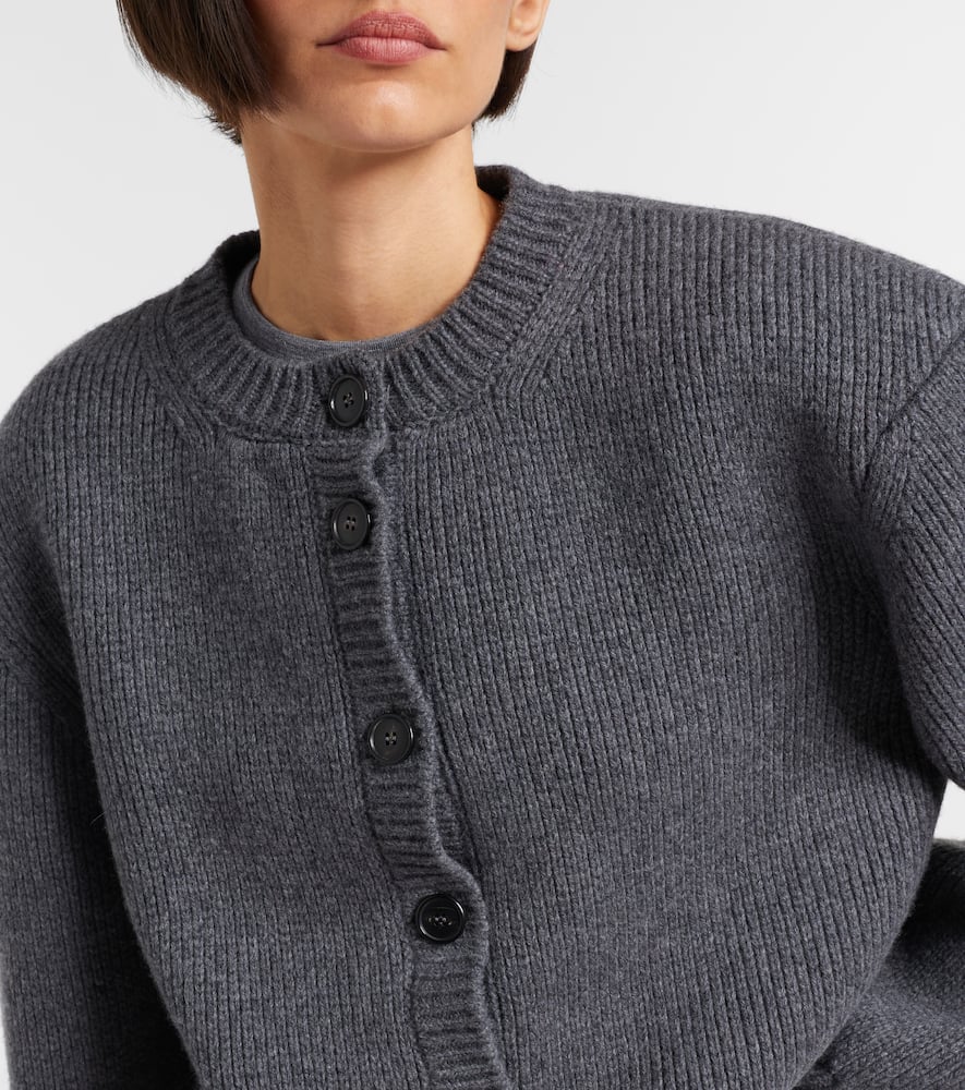 Rohe Wool Cardigan In Gray