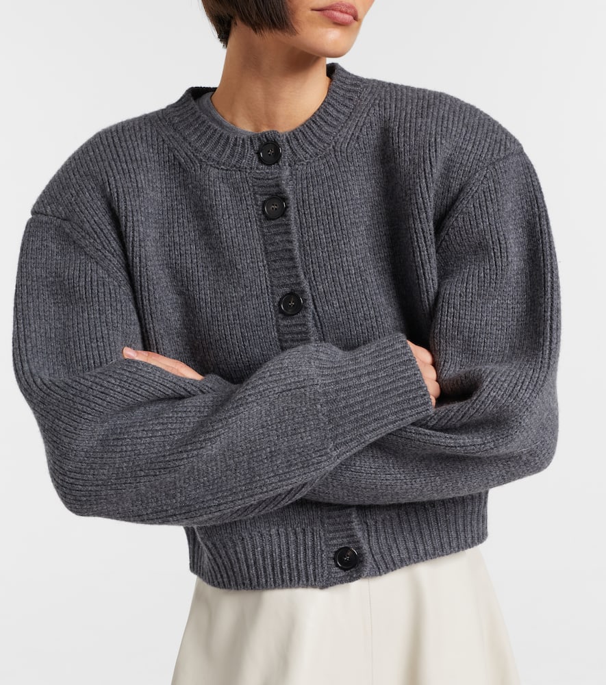 Rohe Wool Cardigan In Gray