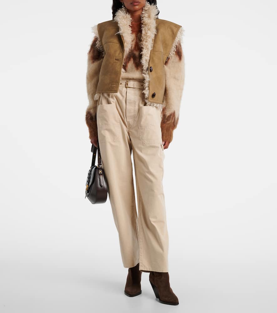 Isabel Marant Étoile Clara Reversible Vest In Brown