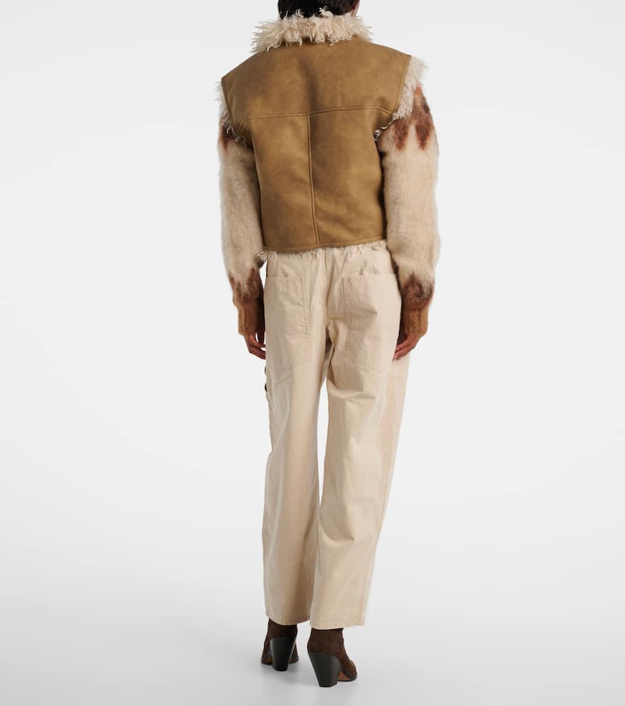 Isabel Marant Étoile Clara Reversible Vest In Brown