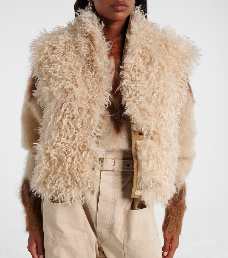 Isabel Marant Étoile Clara Reversible Vest In Brown