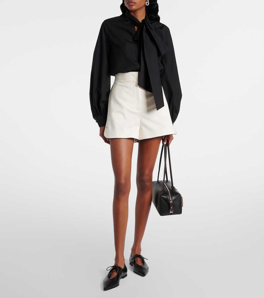  Max Mara Max Mara Orbit Cotton-blend Canvas Shorts 