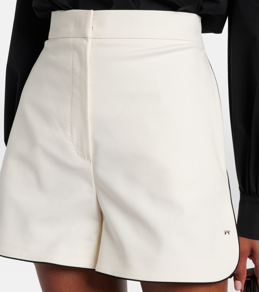  Max Mara Max Mara Orbit Cotton-blend Canvas Shorts 