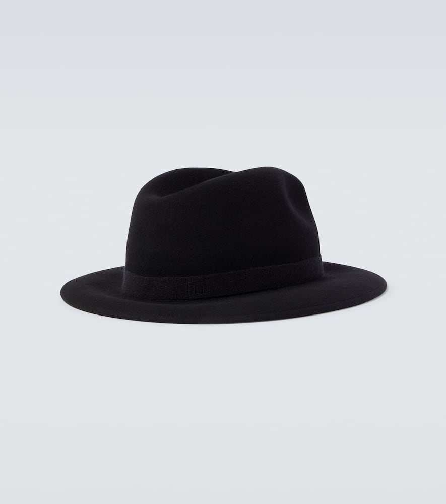 Borsalino Jared Wool And Cashmere Felt Hat In Black