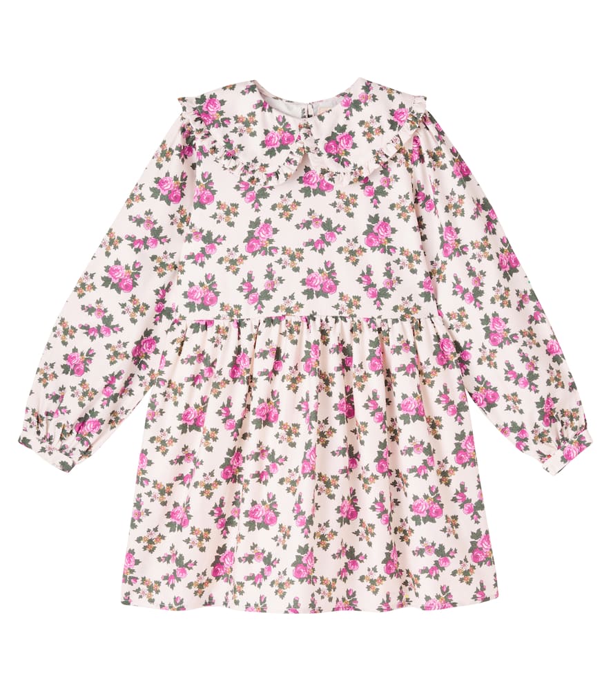 The New Society Elyse Floral Cotton Dress In Multi