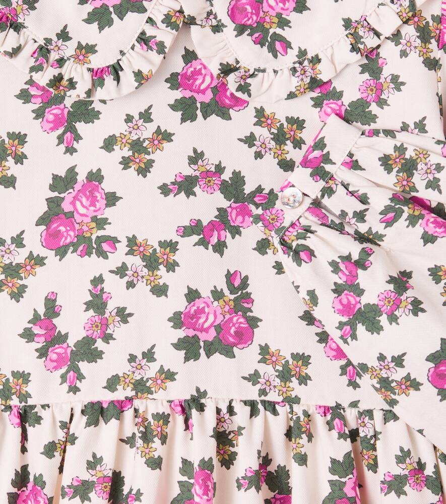 The New Society Elyse Floral Cotton Dress In Multi