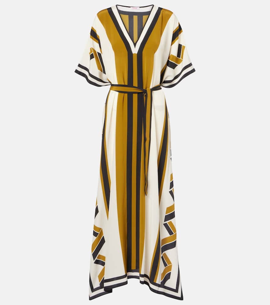 Frequence silk twill beach dress
