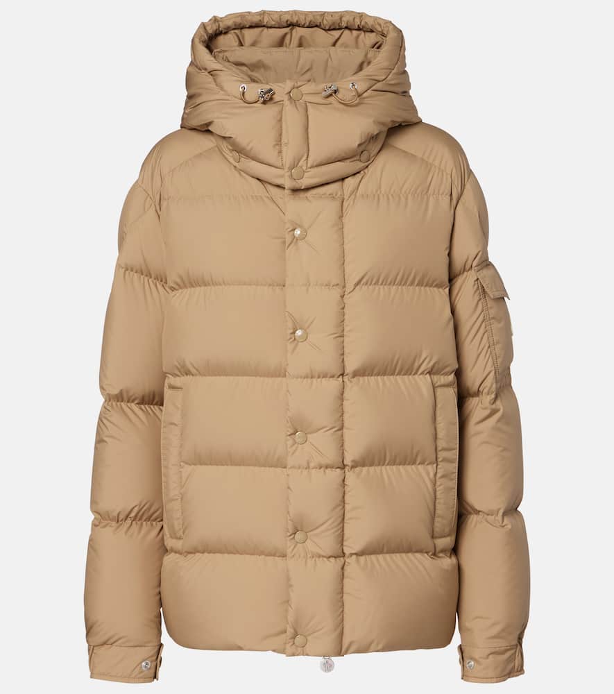 Moncler Maya 70 Down Jacket In Brown